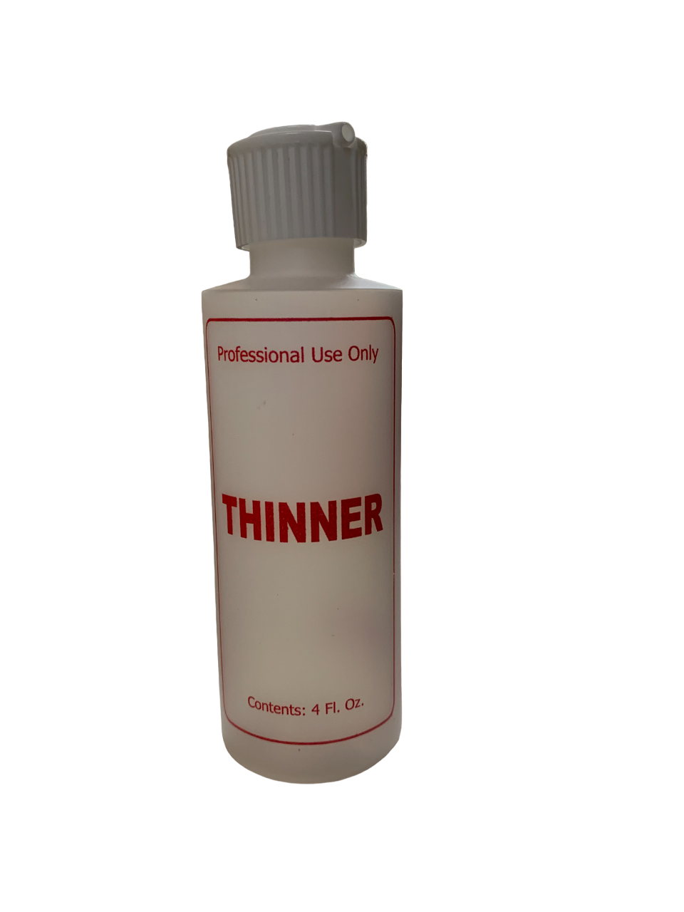 Empty Bottle Thinner 4oz